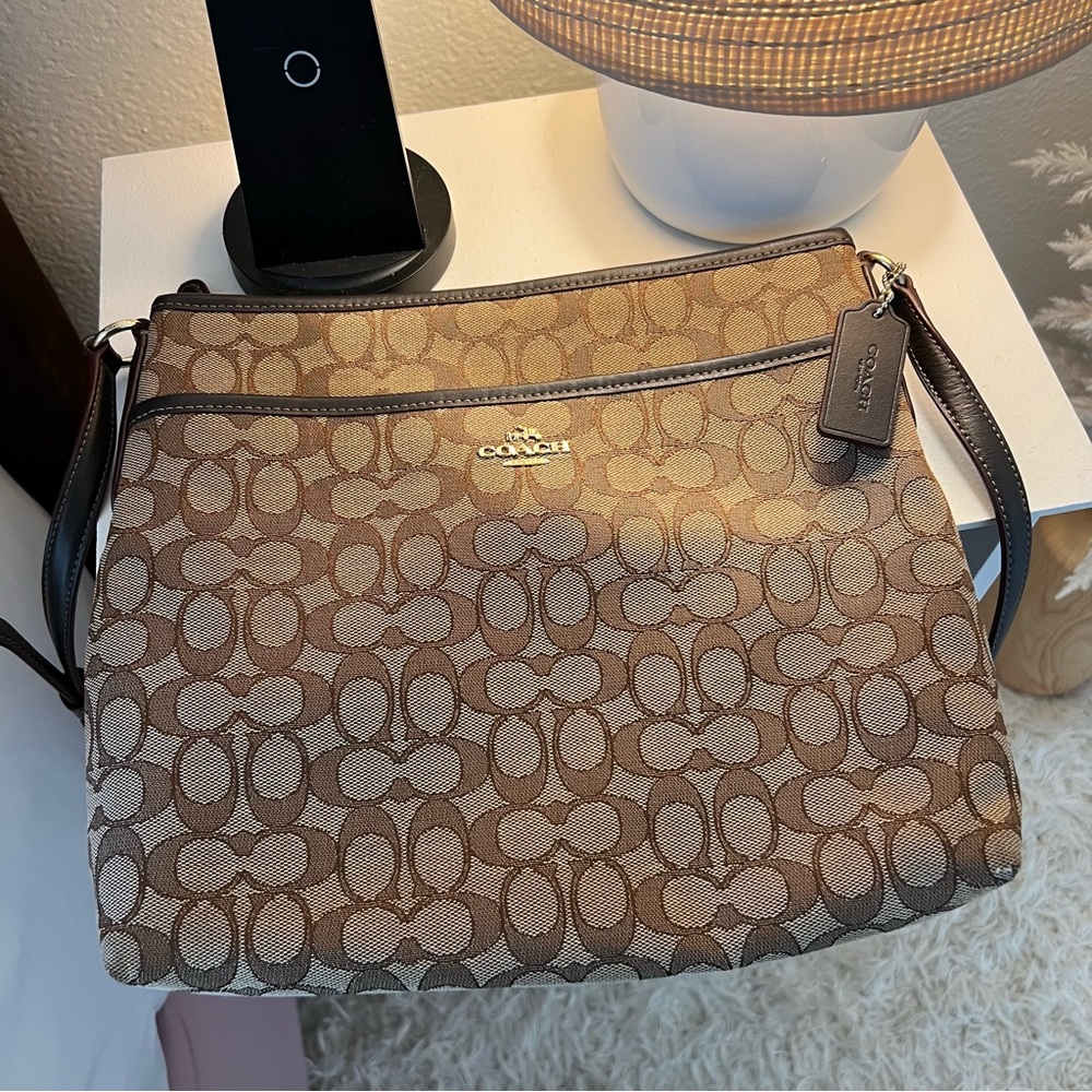 Coach Signature File Crossbody Bag - Picture 2 of 14